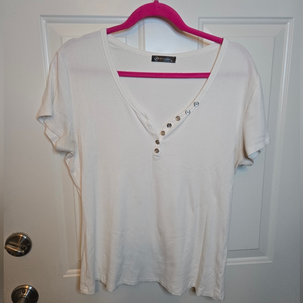 PRETTYGARDEN Women's Summer Casual Henley T-Shirt
